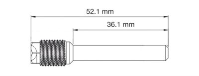 AXE DE PLAQUETTES KAW 52,1mmx36,1mm Kawasaki KX125 1 KX125L - SBS