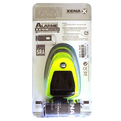 Bloque disque Alarme XX10  Jaune Fluo SRA - Xena