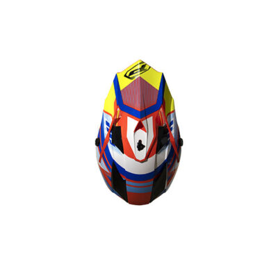 CASQUE 3009 KID ORANGE/BLEU CLAIR - Progrip