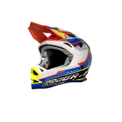 CASQUE 3009 KID ORANGE/BLEU CLAIR - Progrip