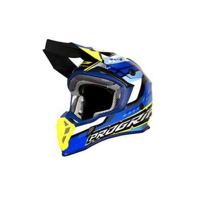 CASQUE 3180 BLEU/JAUNE FLUO - Progrip