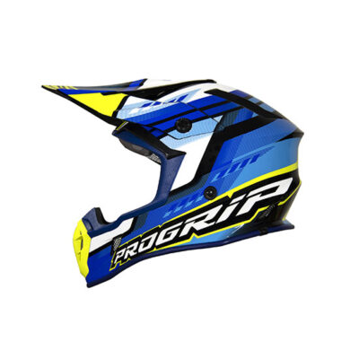 CASQUE 3180 BLEU/JAUNE FLUO - Progrip