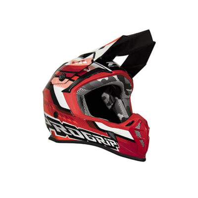 CASQUE 3180 ROUGE/BLANC - Progrip