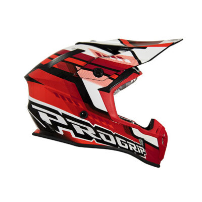 CASQUE 3180 ROUGE/BLANC - Progrip