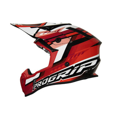 CASQUE 3180 ROUGE/BLANC - Progrip