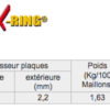 Chaine DID520ZVM-X(G&G) x 90 maillons ZJ (Pas 520) Kawasaki KFX250 Mojave (KSF [US]) A1 - DID
