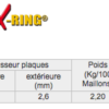 Chaine DID530ZVM-X(G&G) x 92 maillons ZJ (Pas 530) - DID