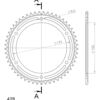 Couronne acier Pas 428 - 53 dents Yamaha TDR125 3XD 3SH - Supersprox (CC20753)