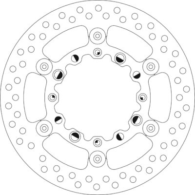 Disque de frein 5292 Kawasaki KDX125 - SBS