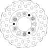 Disque de frein 6025 (5025) Aprilia Area 51 50 MY - SBS