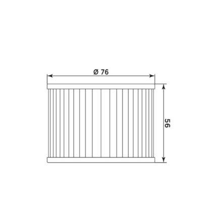 Filtre à huile H1001 (MEIWA) - MIW