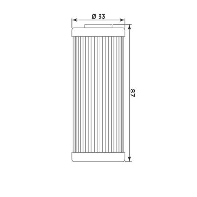 Filtre à huile KT8003 (MEIWA) Gas Gas EC250F - MIW