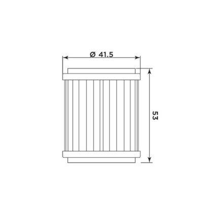 Filtre à huile KT8009 (MEIWA) Gas Gas EN 700 - MIW