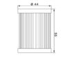 Filtre à huile S3008 (MEIWA) Arctic Cat Cat 2x4 250 - MIW