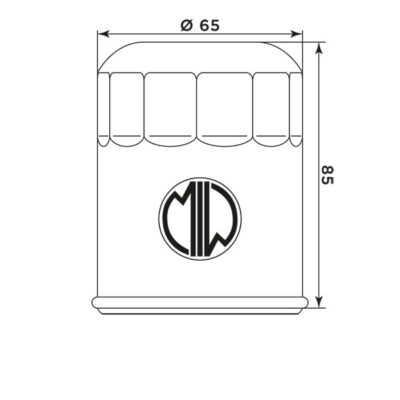 Filtre à huile YA019 (MEIWA) Yamaha FJR1300 /A ABS RP08 RP11 - MIW