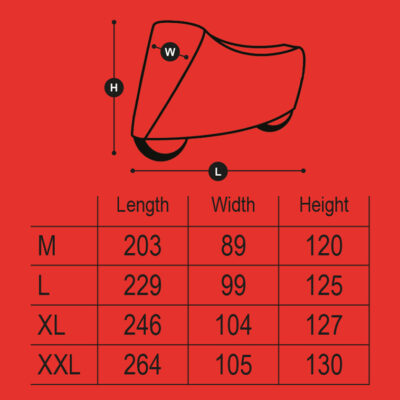 Housse moto extérieure HOUSSXXL01 - Topline