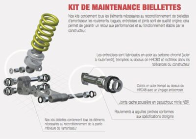 Kit de maintenance biellettes LRKB001 Beta 300RR Enduro - Factory Links