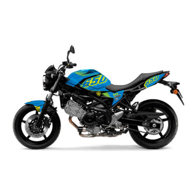 Kit Deco MAXIMIZE SUZUKI SV650 08->16 bleu-jaun - UP