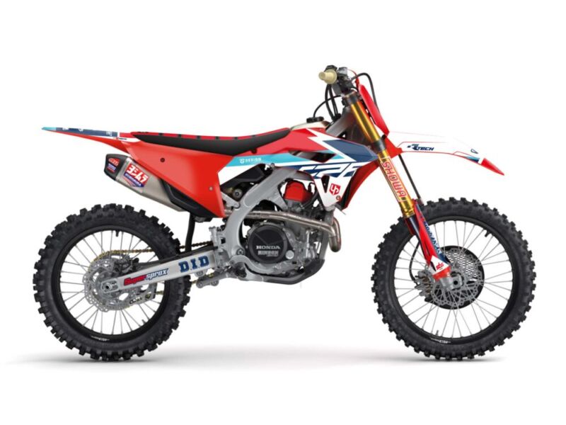 Kit Déco ROUND HONDA CRF 250 R (2022-2022) Rouge - UP