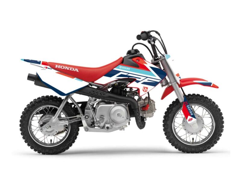 Kit Déco ROUND HONDA CRF 50 (2007-2012) Rouge - UP