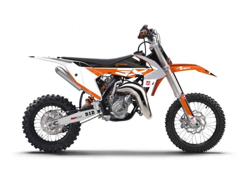 Kit Déco ROUND KTM SX 65 (2019-2022) Orange - UP