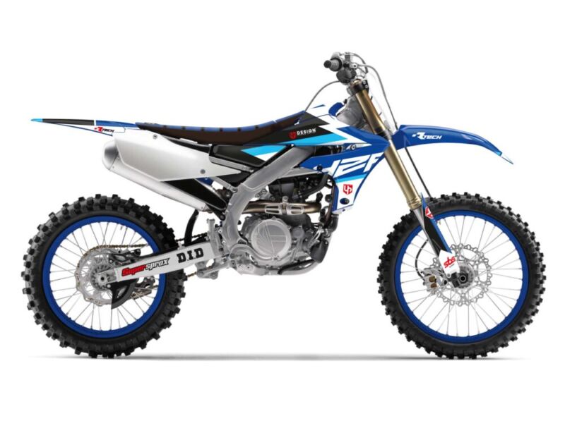 Kit Déco ROUND YAMAHA YZ 250 F (2014-2018) Bleu - UP