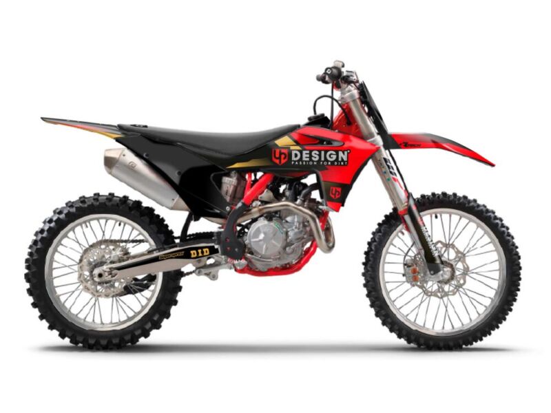 Kit Déco SPIKE GASGAS MC (2022-2022) Noir-Rouge - UP