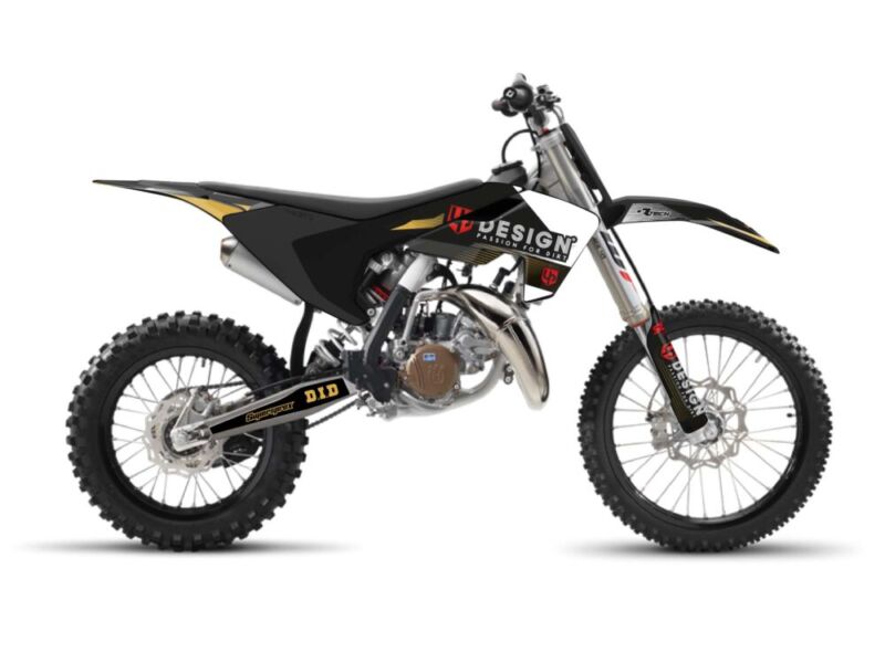 Kit Déco SPIKE HUSQVARNA TC 85 (2018-2022) Noir-Blanc - UP