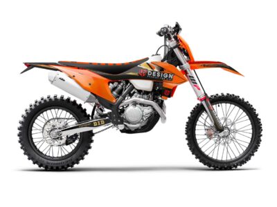 Kit Déco SPIKE KTM EXC / EXC-F (2014-2015) Noir-Orange - UP