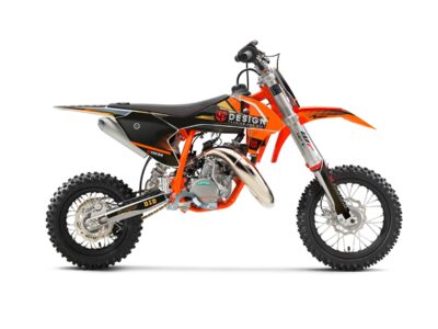 Kit Déco SPIKE KTM SX 50 (2016-2018) Noir-Orange - UP