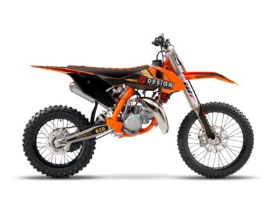 Kit Déco SPIKE KTM SX 85 (2006-2012) Noir-Orange - UP