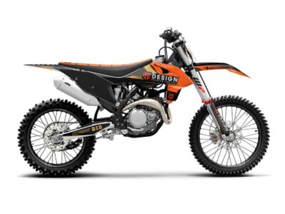 Kit Déco SPIKE KTM SX / SX-F (2008-2010) Noir-Orange - UP