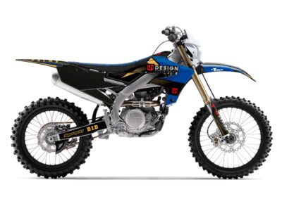 Kit Déco SPIKE YAMAHA WR 250 F (2020-2022) Noir-Bleu - UP