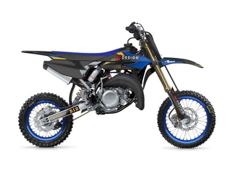 Kit Déco SPIKE YAMAHA YZ 65 (2018-2022) Noir-Bleu - UP