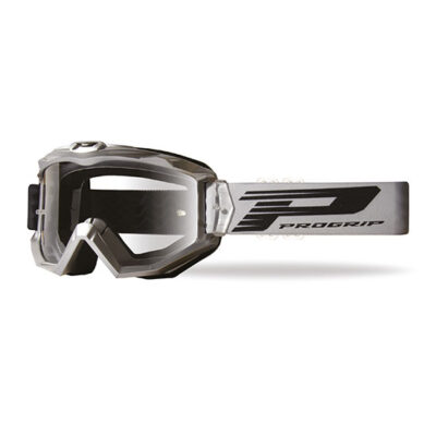 Masque moto cross ATZAKI Base 3201 Argent (2022) - Progrip