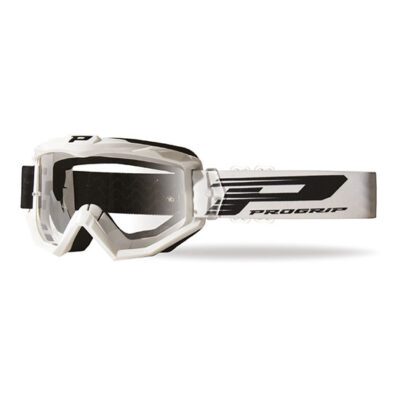 Masque moto cross ATZAKI Base 3201 Blanc (2022) - Progrip