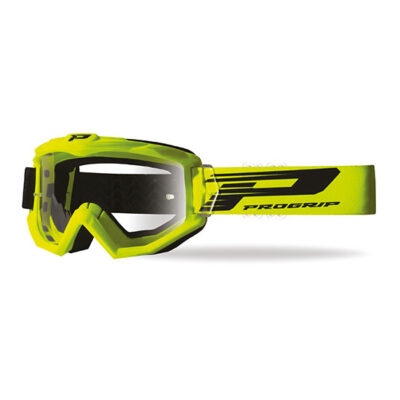 Masque moto cross ATZAKI Base 3201 Jaune Fuo (2022)  - Progrip