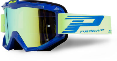 Masque moto cross ATZAKI Mirror 3201 Bleu - Progrip