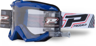 Masque moto cross ATZAKI Roll-Off 3201 Bleu - Progrip