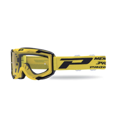 Masque moto cross MENACE Base 3400 Jaune - Progrip