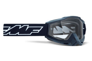 Masque moto cross POWERBOMB OTG Rocket Black - Ecran Transparent - FMF