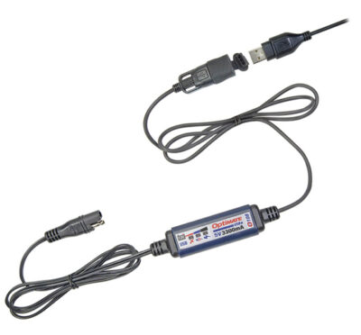 O-108 Chargeur USB via SAE avec prolongateurs T108 TECMATE - Optimate