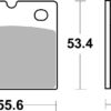 PLAQUETTES 506 (HS) BMW K100 100 - SBS