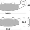 PLAQUETTES 597 (LS) Kawasaki GPX600 R C10 ZX600C - SBS