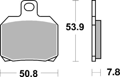 PLAQUETTES 730 (LS) Aprilia ETV1000 Caponord PS - SBS