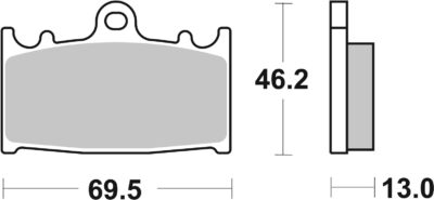 PLAQUETTES 789 (LS) Suzuki C1500 Intruder K5 JS1AL WVAL - SBS