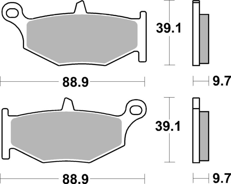 PLAQUETTES 833 (HF) Suzuki B-King 1300 K8 JS1CR WVCR - SBS