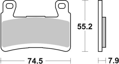 PLAQUETTES 894DC Kawasaki ZX-6R /RR 636 - SBS