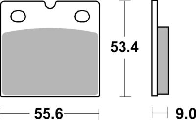 PLAQUETTES DE FREIN 506HF Aprilia AF1 Replica - SBS