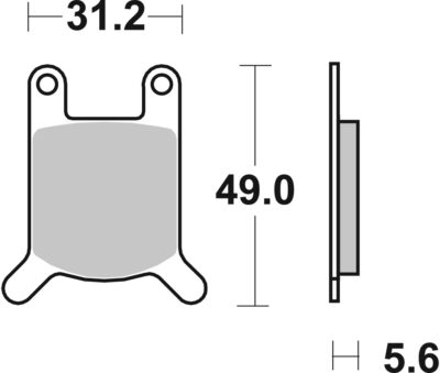 PLAQUETTES DE FREIN 532HF Puch Cobra 80-6 - SBS